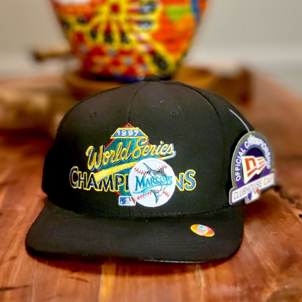 1997 World Series Marlins New Era Cap